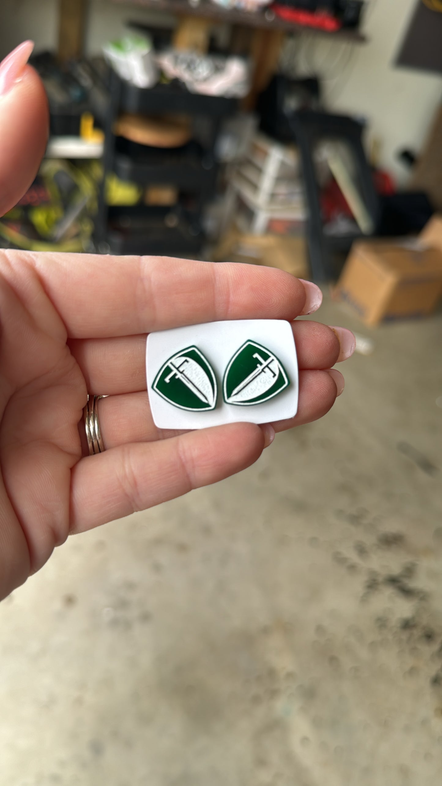 Hand-Painted Acrylic Spirit Earrings – Custom Pride Jewelry