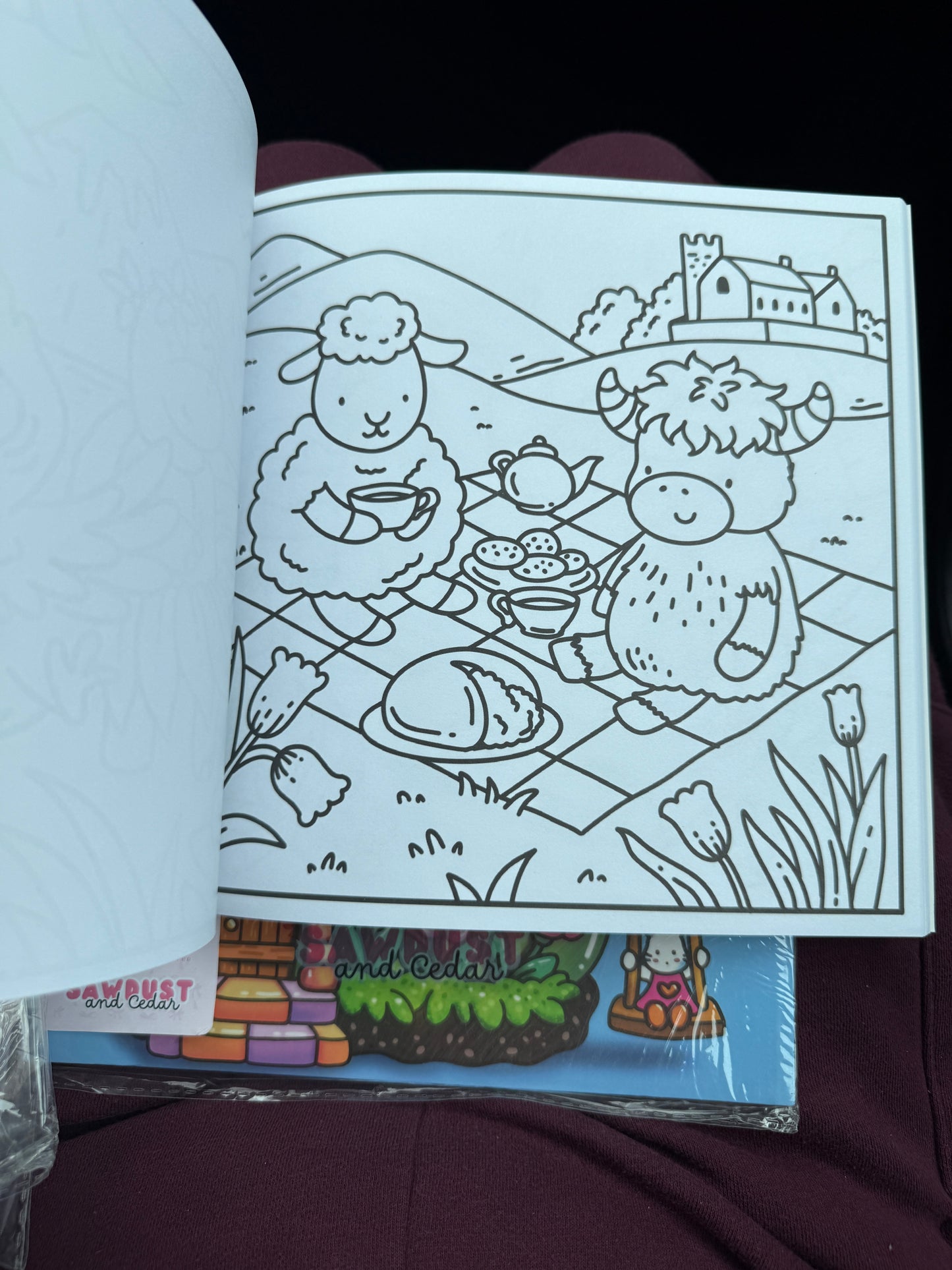 Cozy Escapes Coloring Book - Sawdust and Cedar