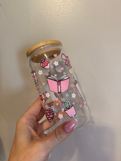 All Things Girly Glass Cup