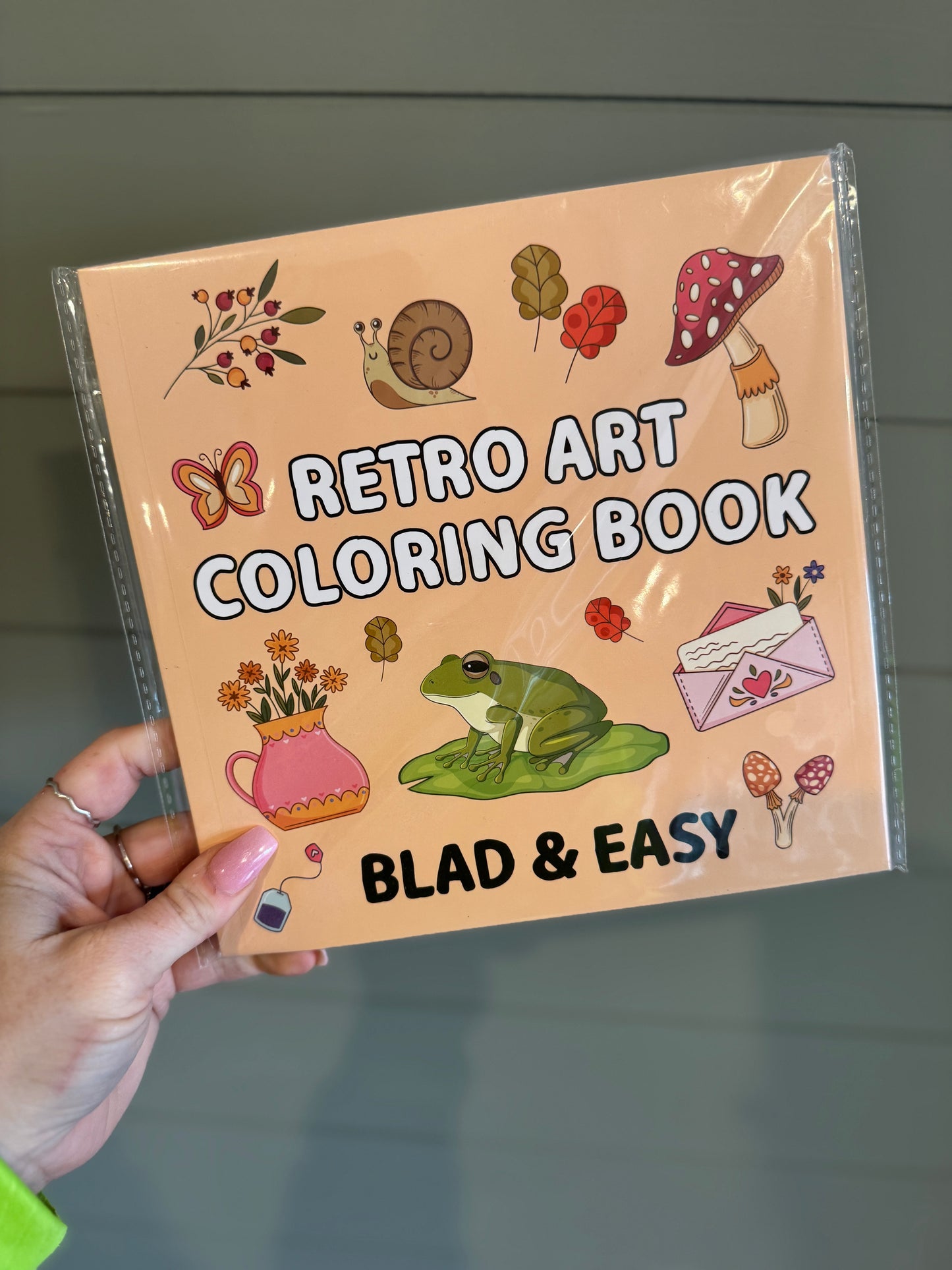 Retro Art Coloring Book