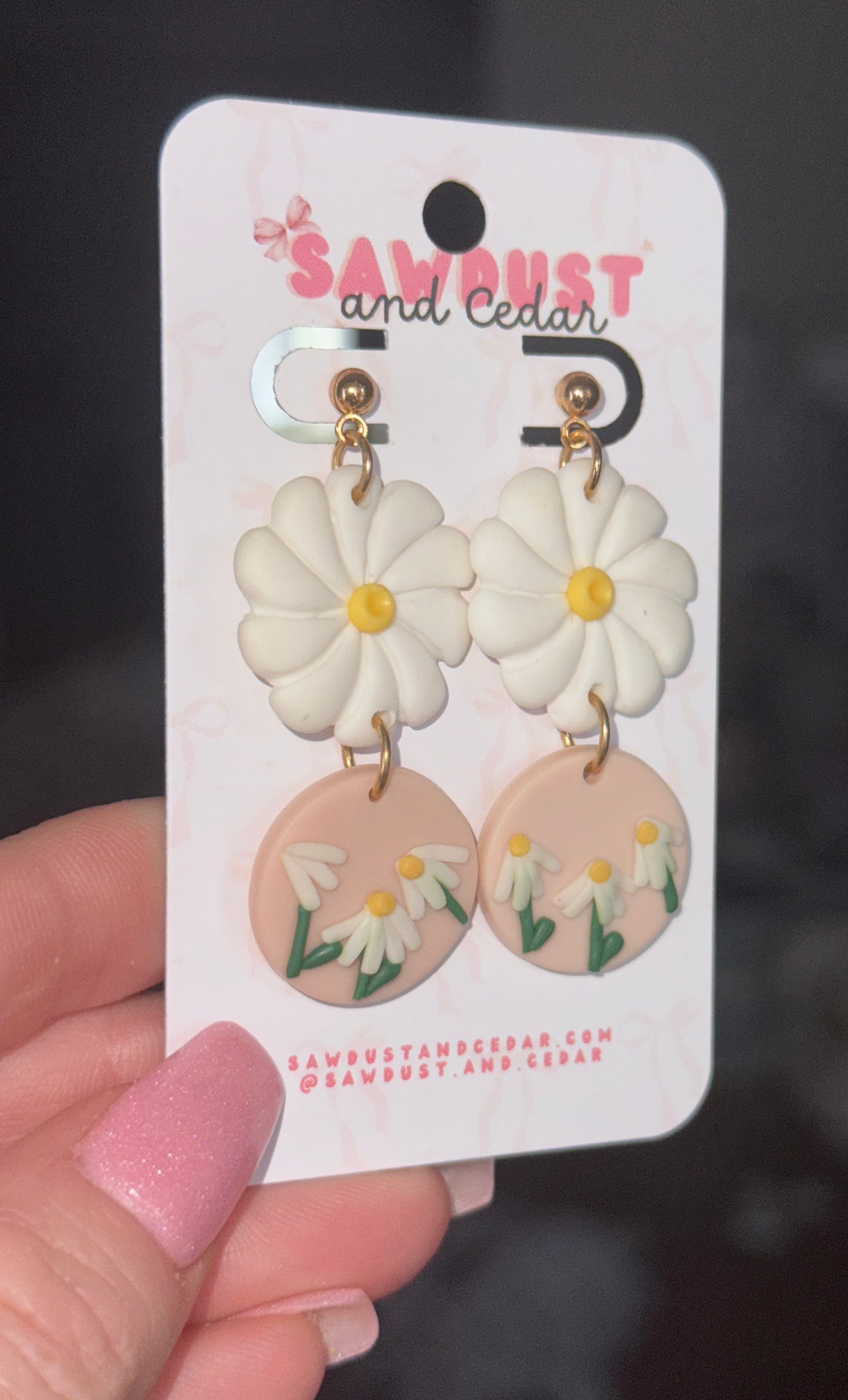 Daisy Charm Earrings