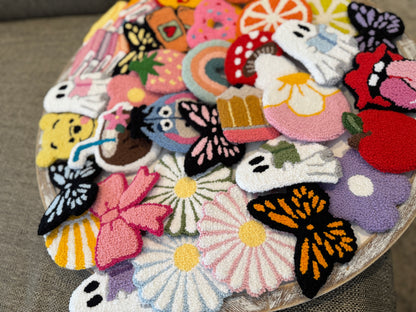Peeping Daisy Mug Rug Coaster