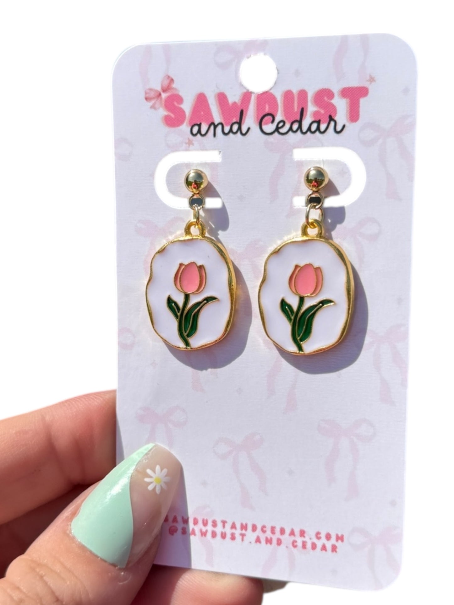 Tulip Drop Earrings