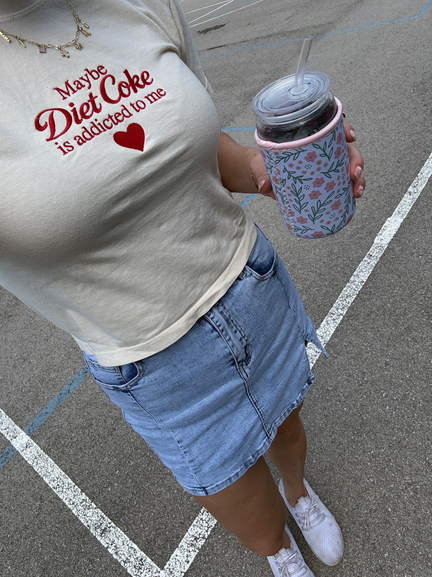Diet Coke Crop Tee