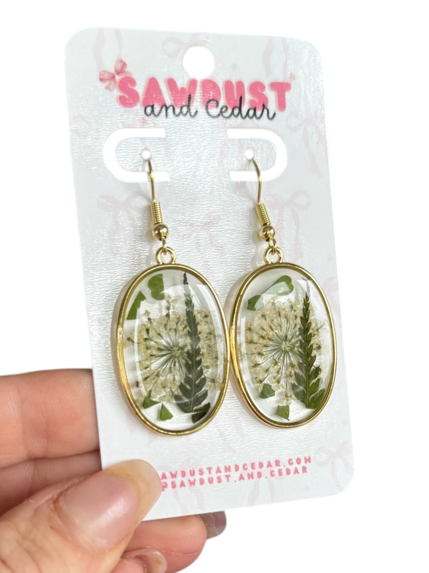 Forest Fern Drop Earrings