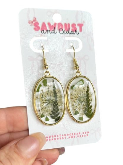 Forest Fern Drop Earrings