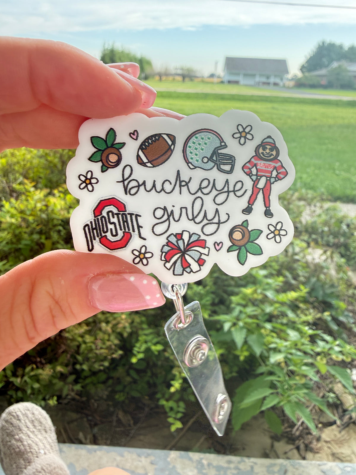 Ohio Girly Badge Reel