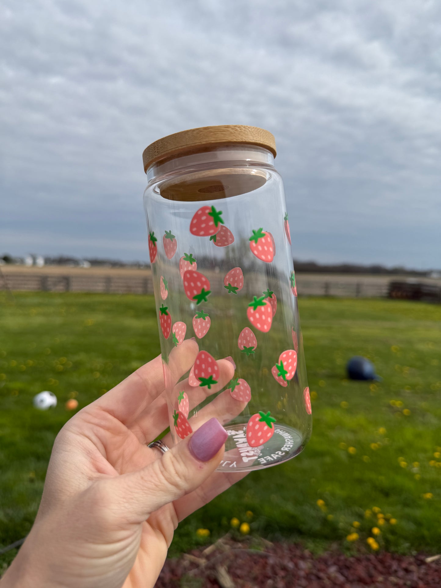 Pink Strawberries