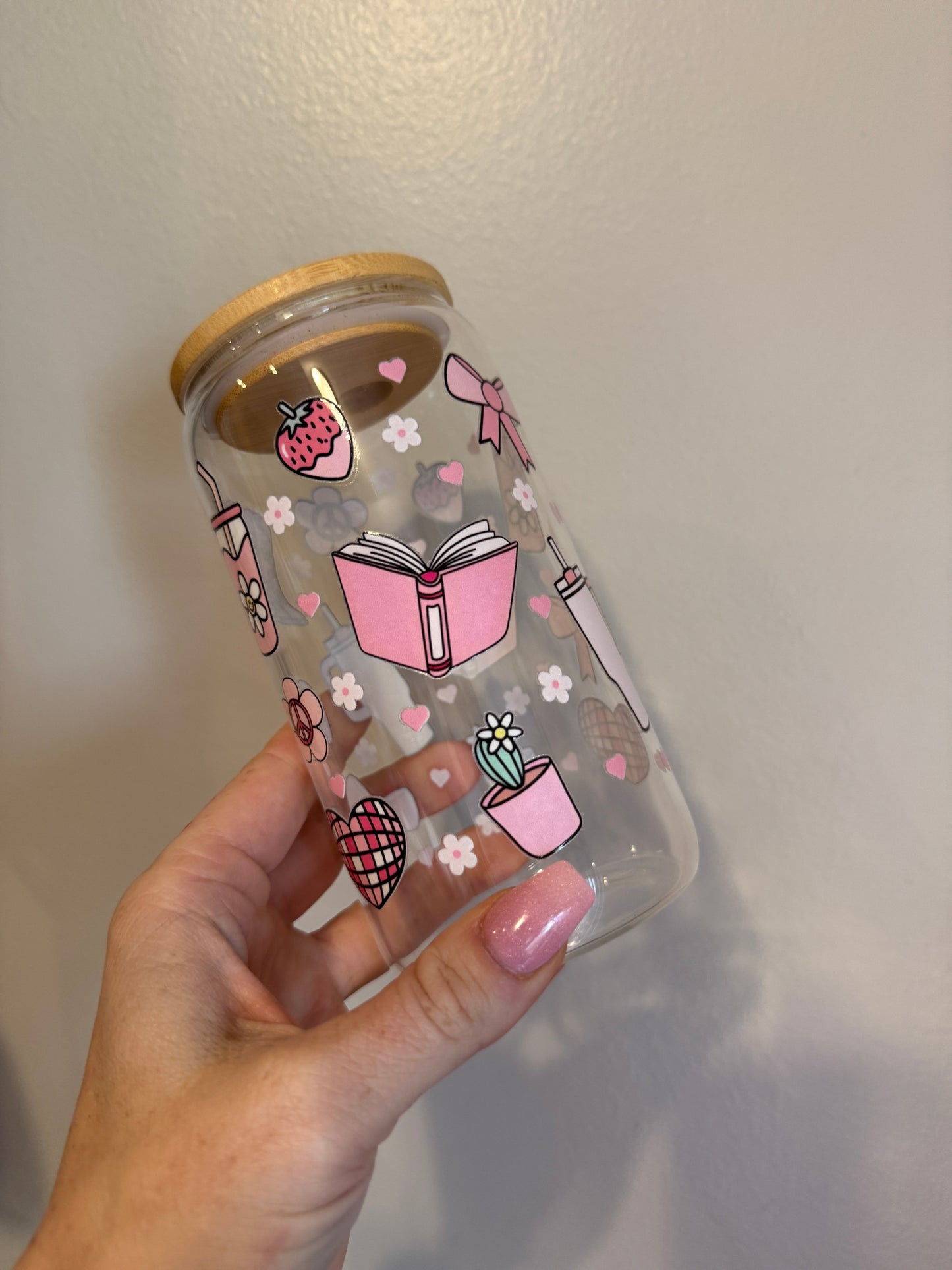 All Things Girly Glass Cup