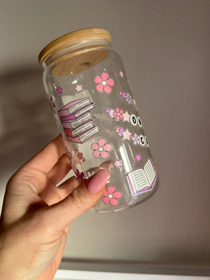 Just One More Chapter Glass Cup