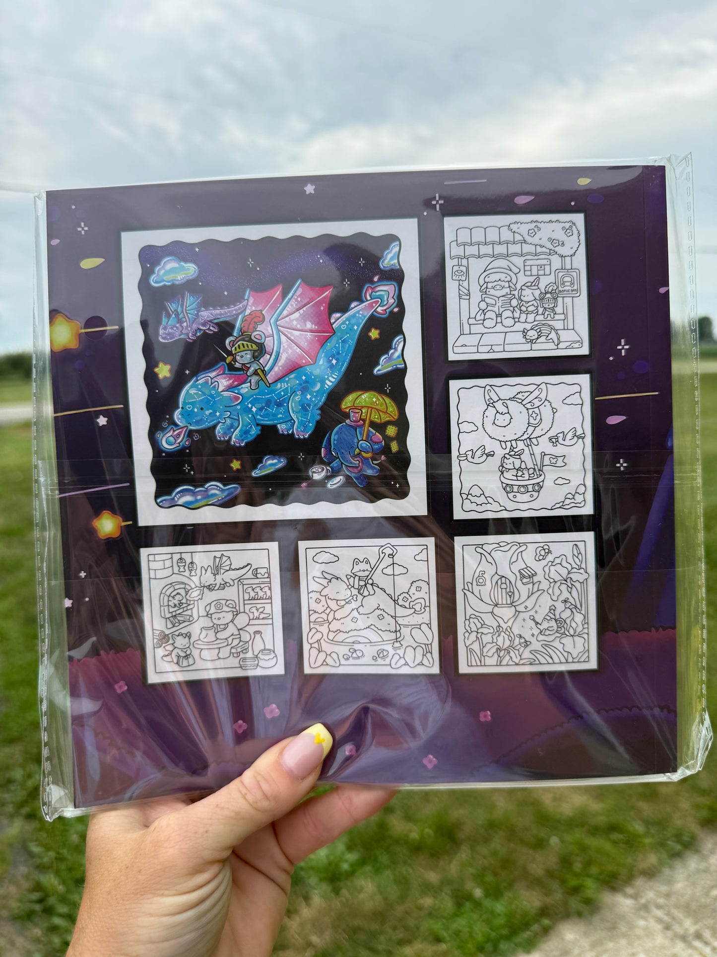 Fantasy Land Coloring Book