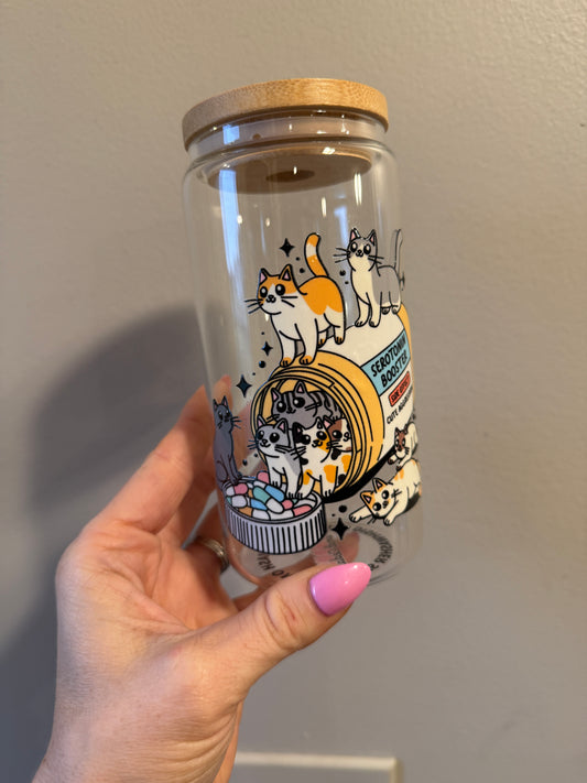 Cat Serotonin pill bottle