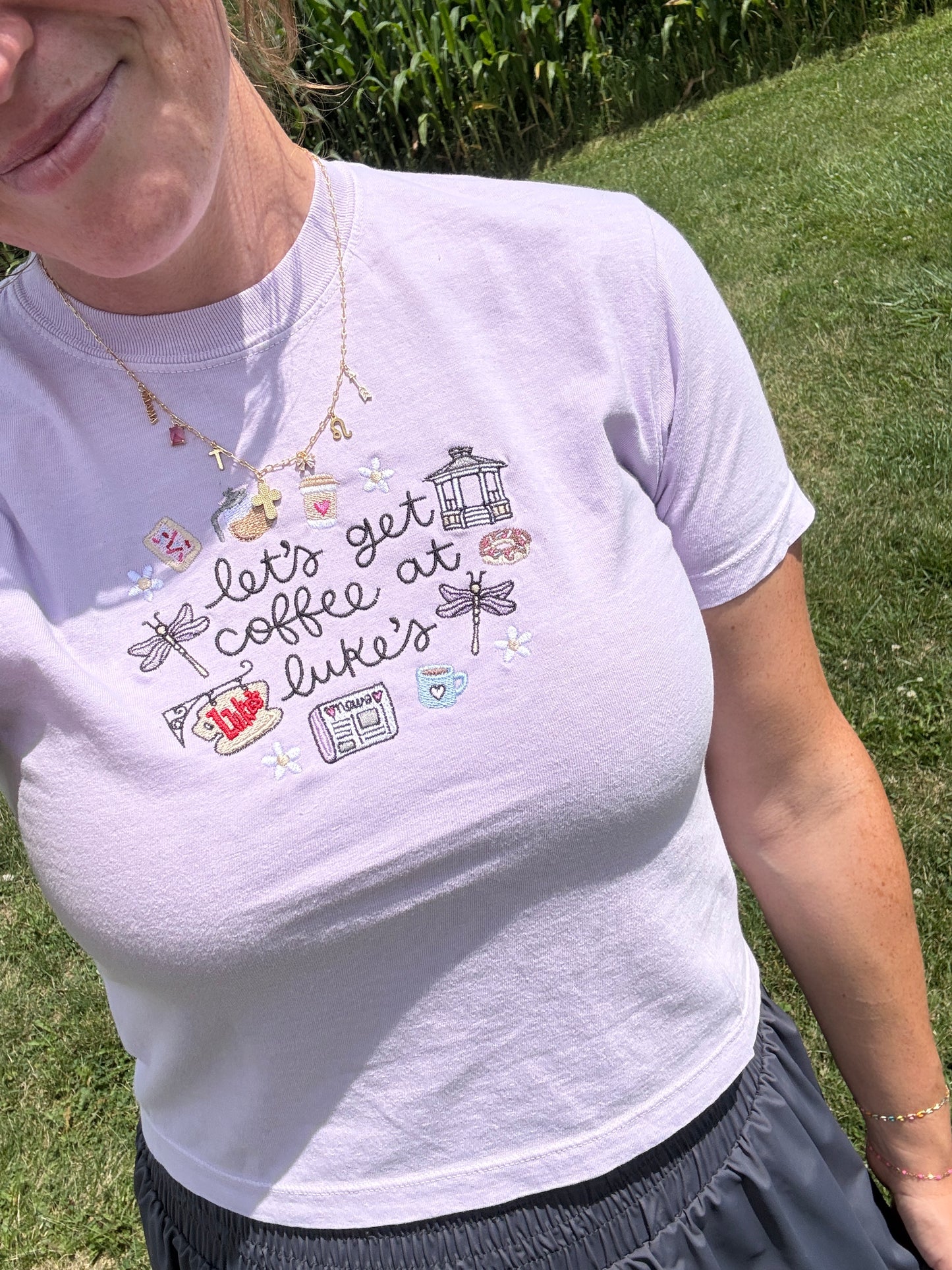 Gilmore Girls Stars Hollow Crop Tee