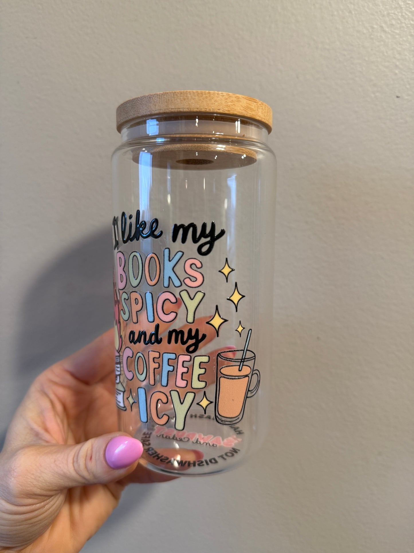 I like my book spicy in my coffee icy