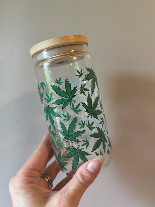 Mary Jane marijuana leaf