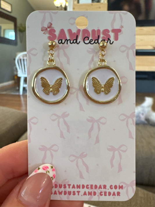 Butterfly Stud Earrings