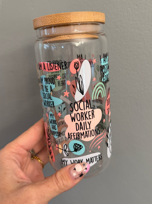 Social Worker Daily Affirmations *double sided