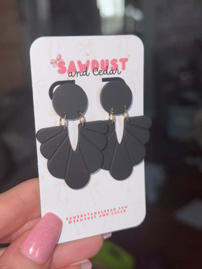 Noir Bloom Earrings