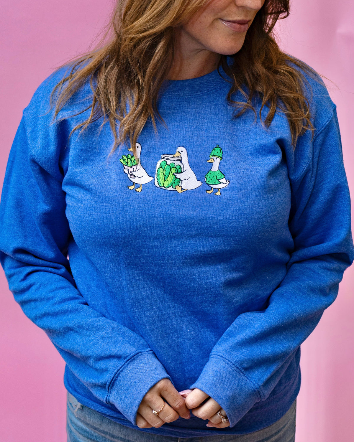 Pickle Goose Crewneck