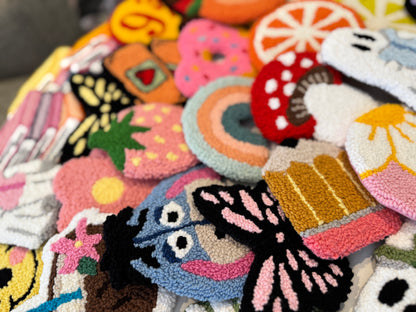 Mushroom Mug Rug Coaster