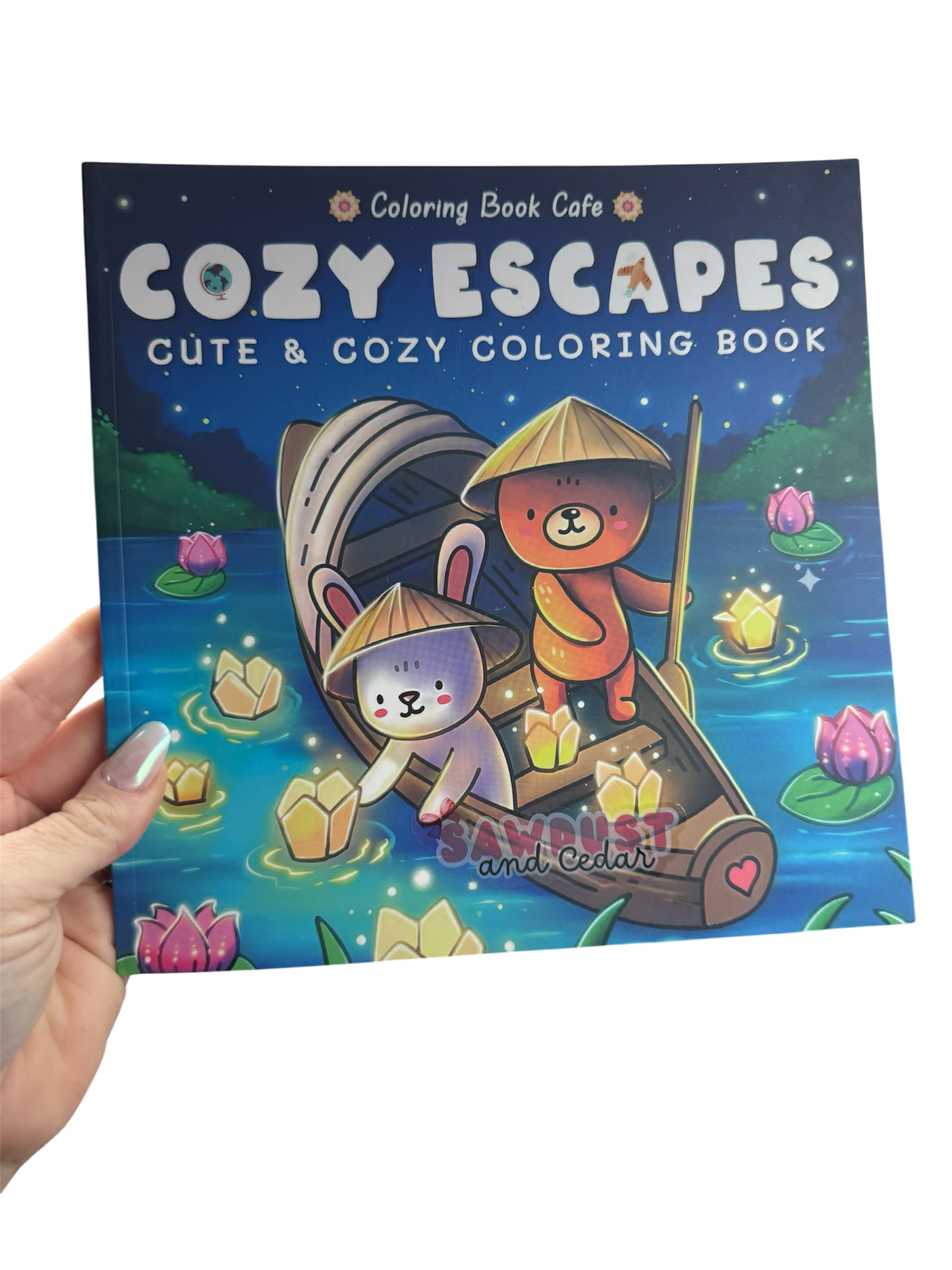Cozy Escapes Coloring Book - Sawdust and Cedar
