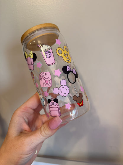 Magical Park Treats Glass Cup
