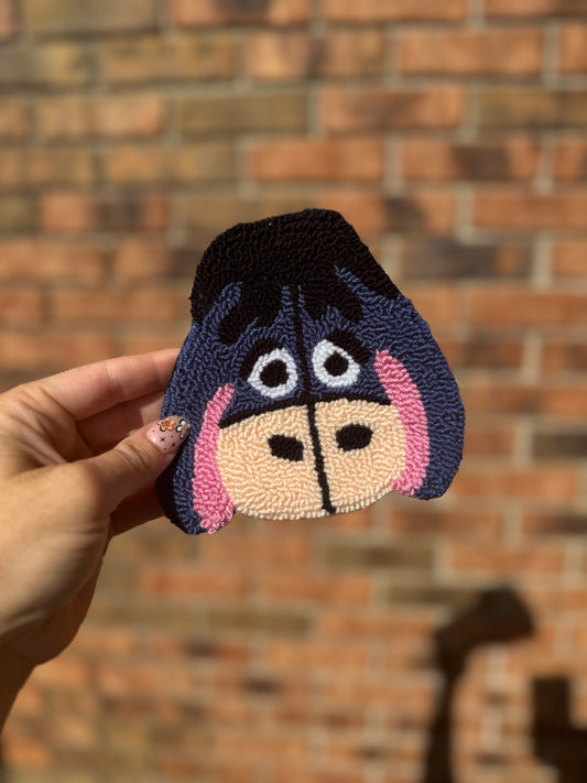 Sweet Eeyore Mug Rug Coaster