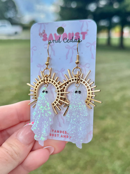 Halo Ghost Earrings
