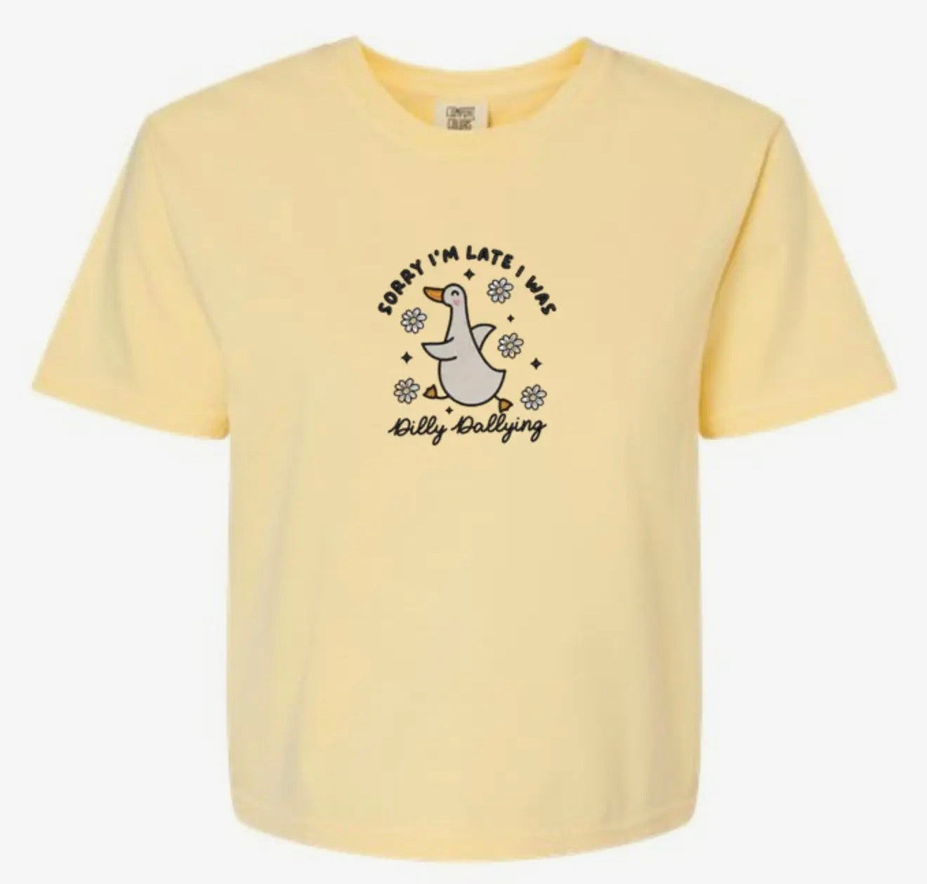 Dilly Dally Crop Tee
