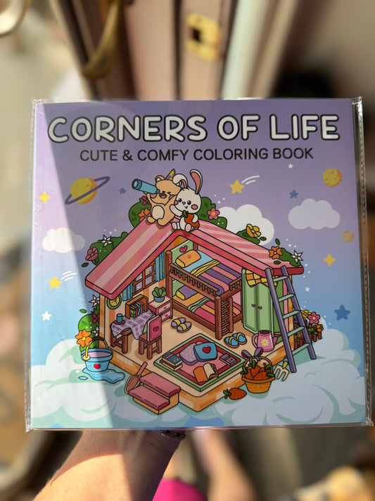 Corners of Life Coloring Book