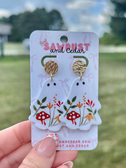 Woodland Ghost earrings