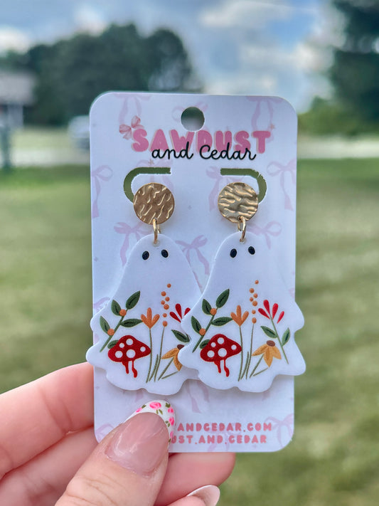Woodland Ghost earrings