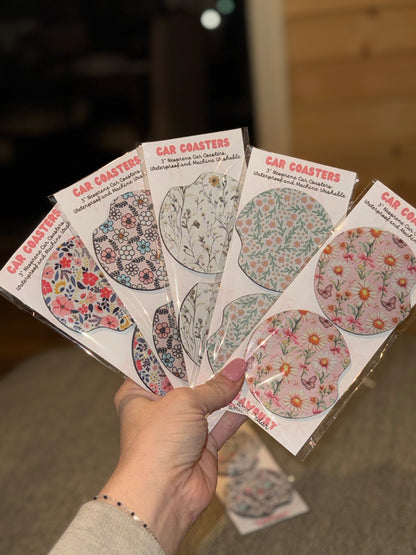 Sweet Blossoms Car Coaster