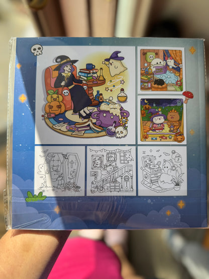 Spooky Hygge Coloring Book