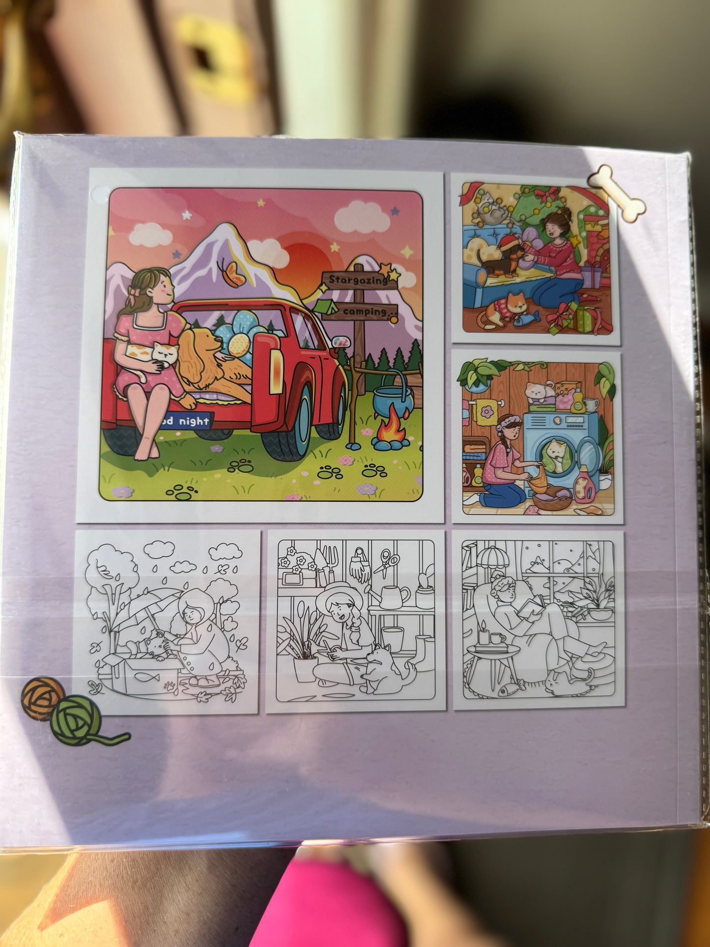 Girl Moments Coloring Book