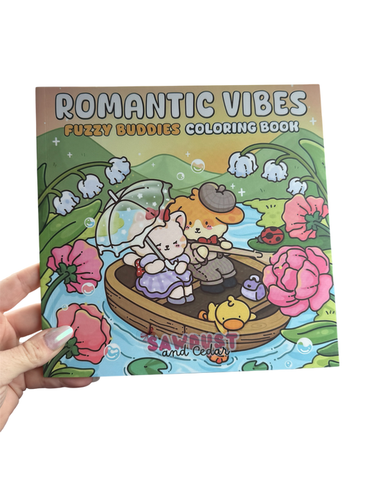 Romantic Vibes Coloring Book - Sawdust and Cedar