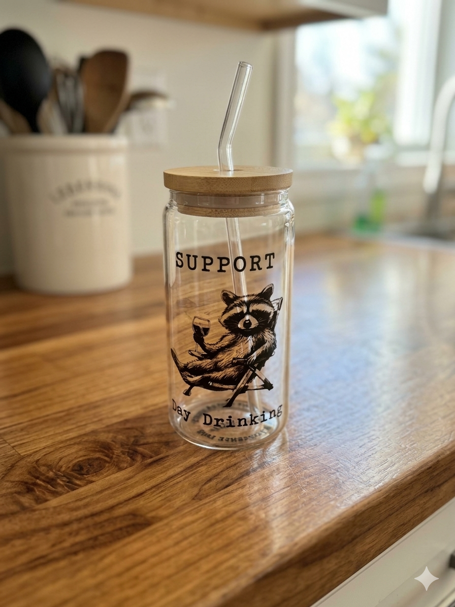 Raccoon Support Day Drinking