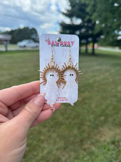Halo Ghost Earrings