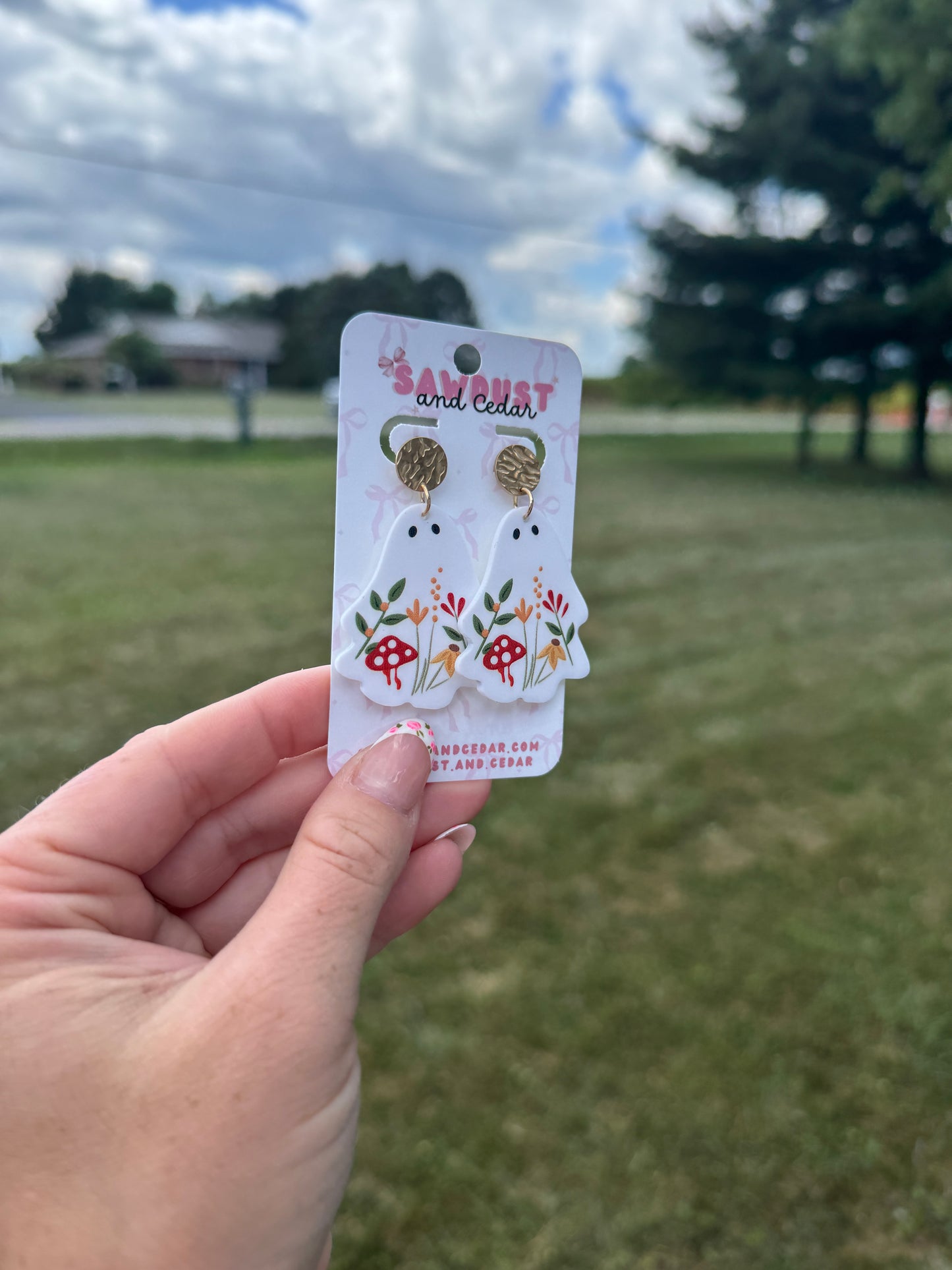 Woodland Ghost earrings