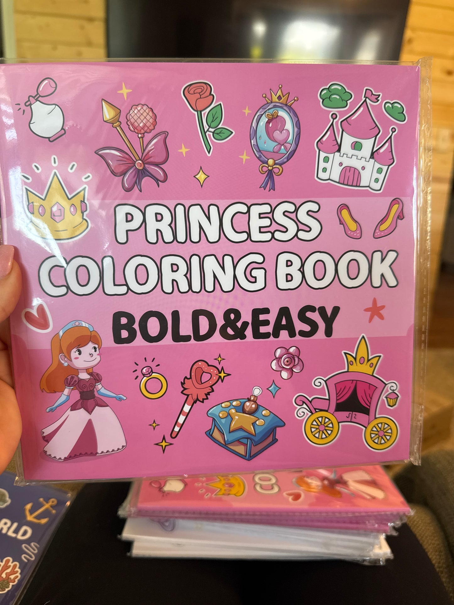 Princess Coloring Book – Bold & Easy