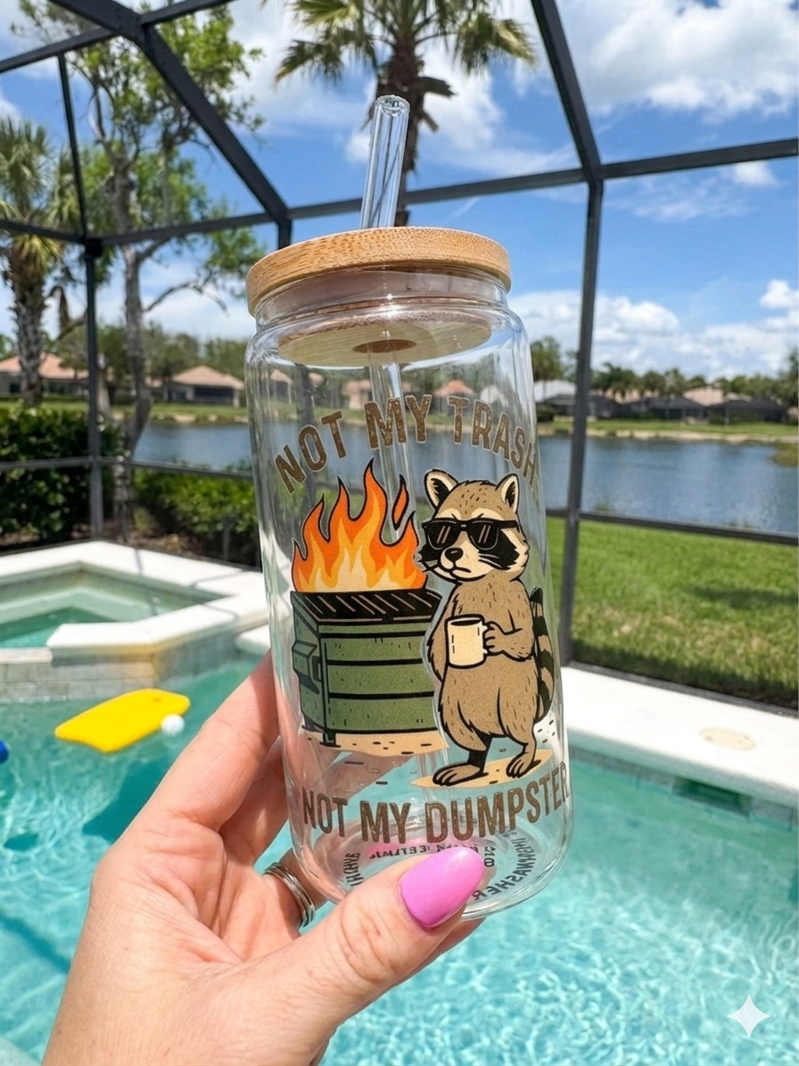 Not My Trash Raccoon