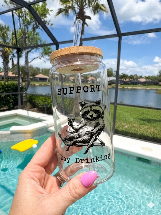 Raccoon Support Day Drinking