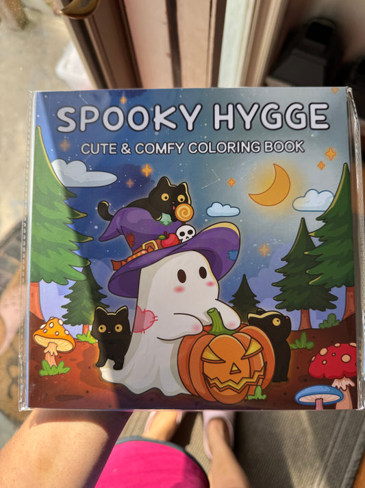 Spooky Hygge Coloring Book