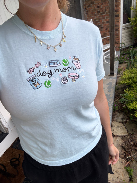 Dog Mom Crop Tee