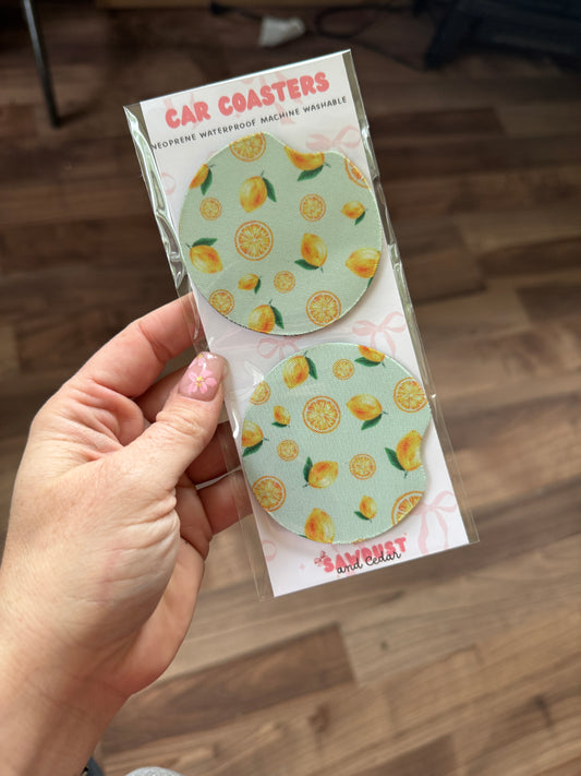 Lemon summer car coaster