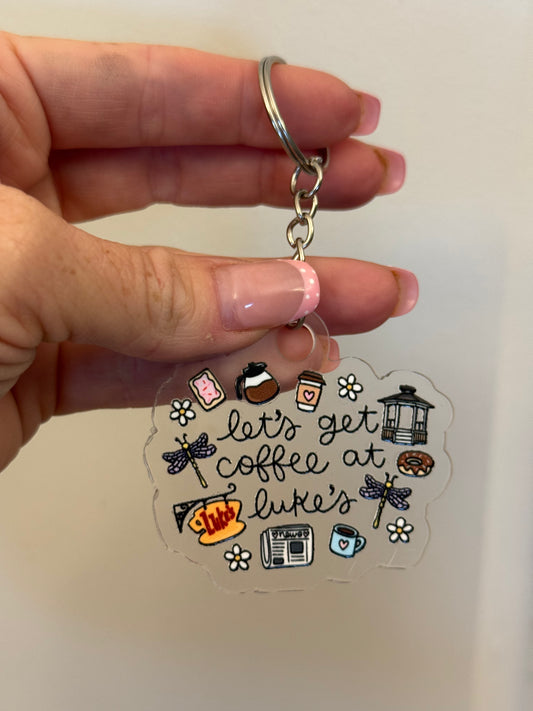 Coffee at Luke’s Stars Hollow Keychain