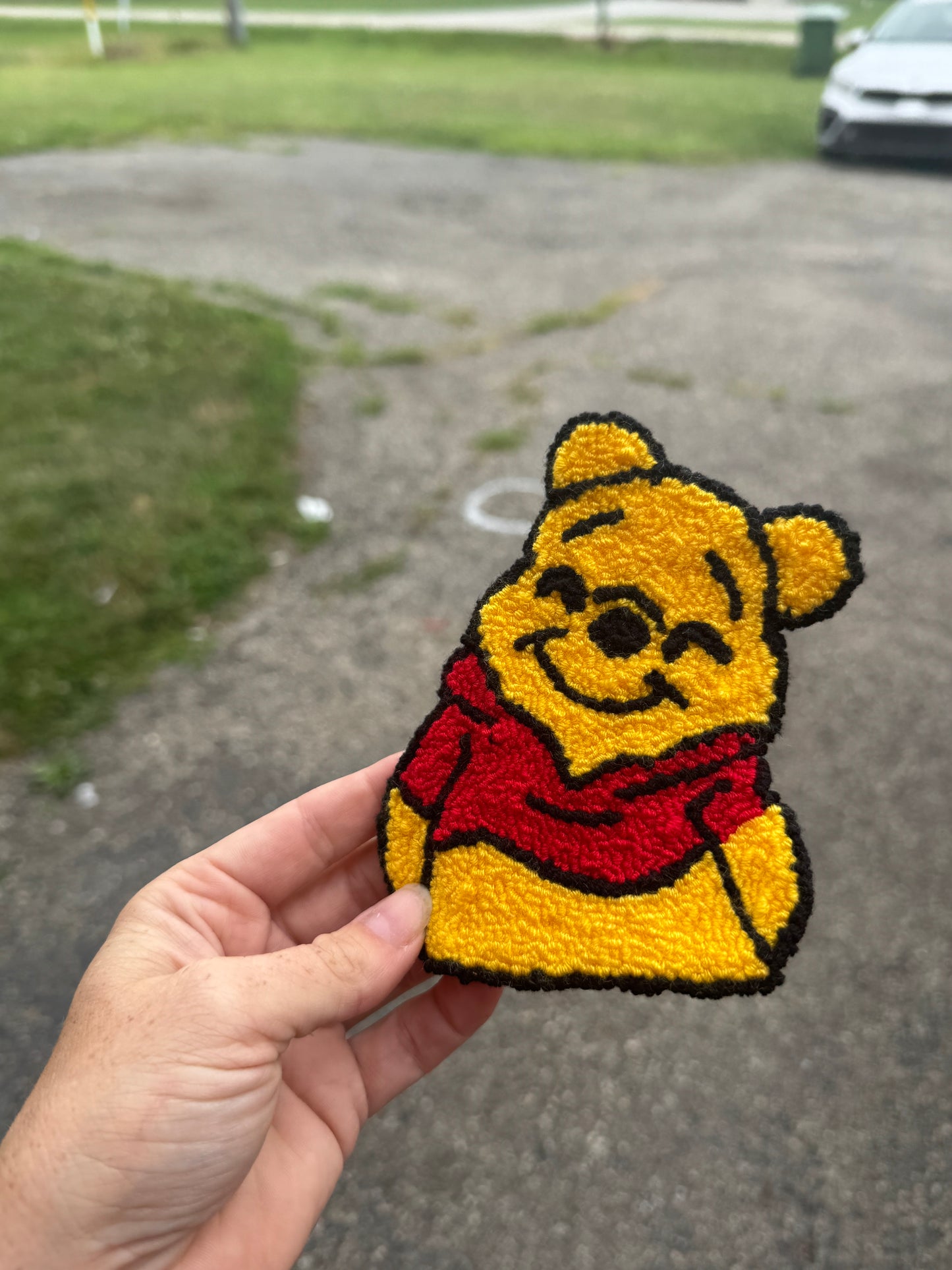 Pooh Mug Rug Coaster