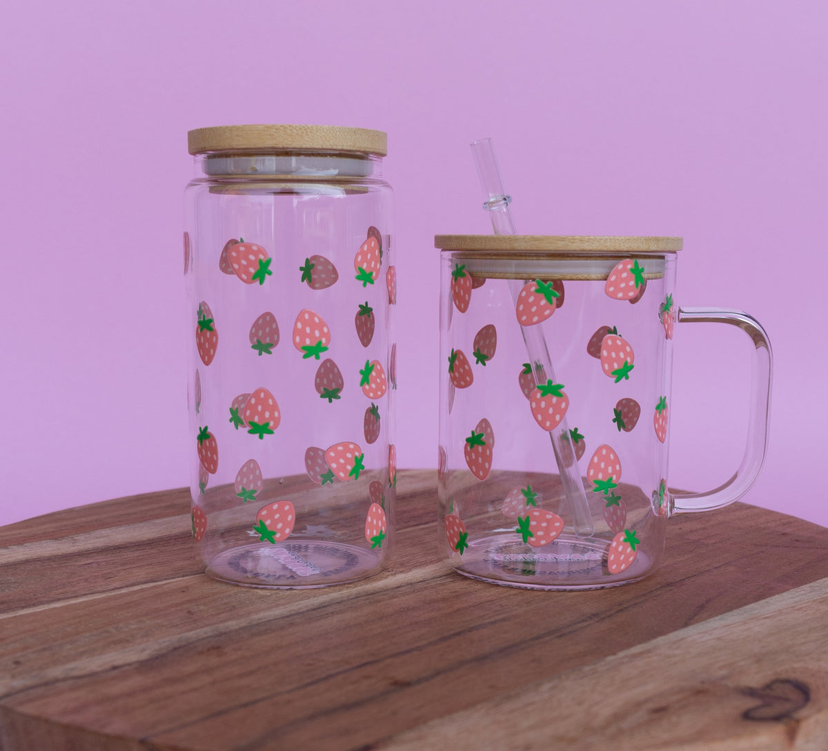 Pink Strawberries