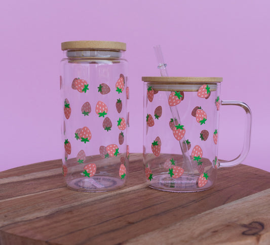 Pink Strawberries
