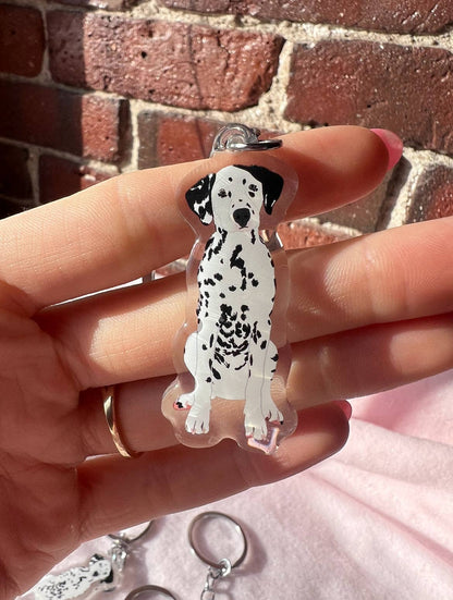 Dalmatian Keychain